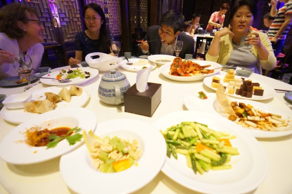Peking Duck restaurant with colleagues